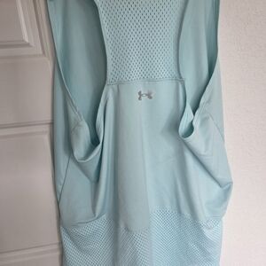 Under Armour Light Blue Athletic Tank Top